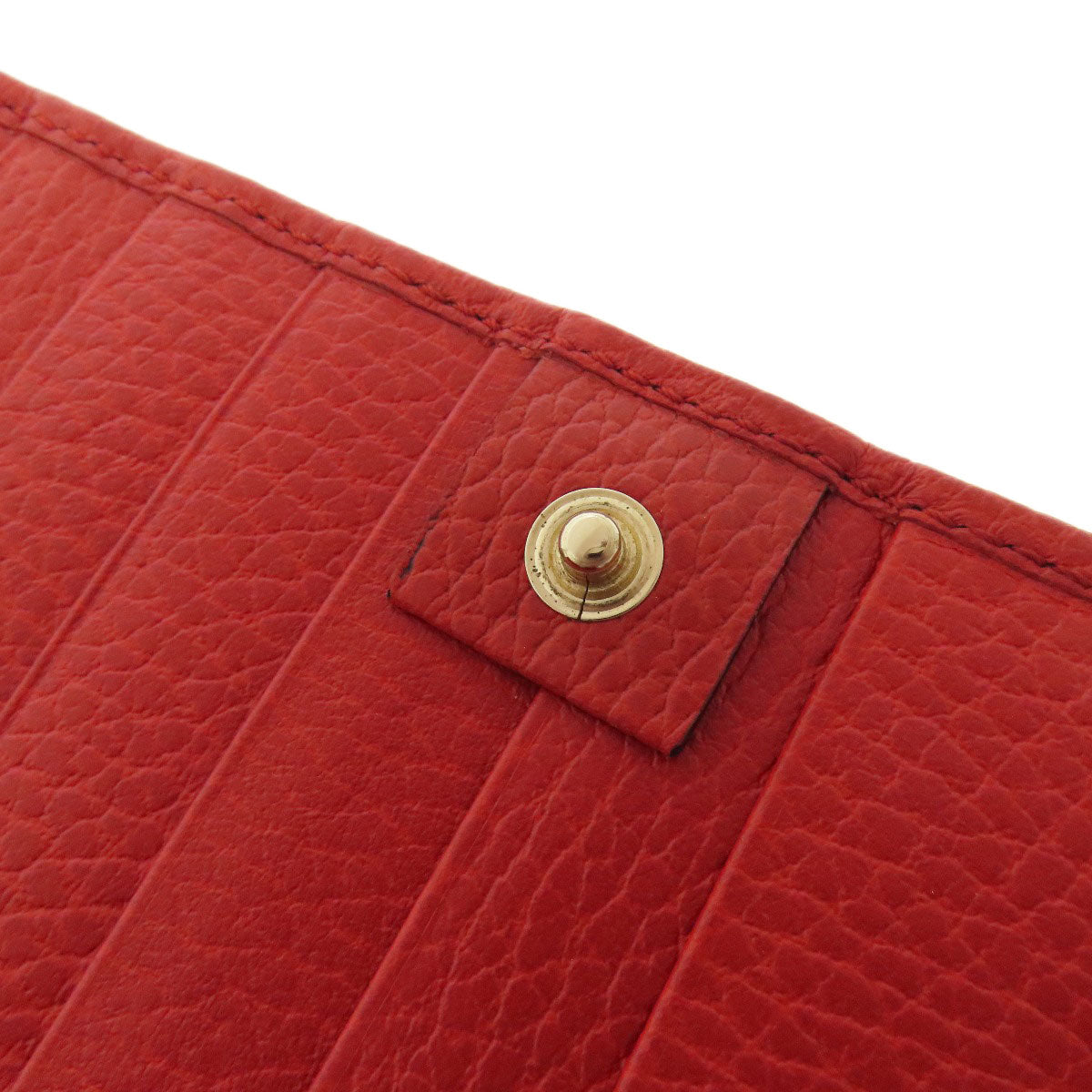 GUCCI Long Wallet Purse 354498 leather Red Swing
