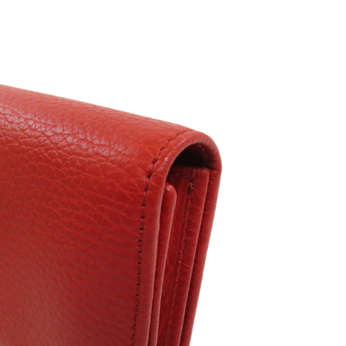 GUCCI Long Wallet Purse 354498 leather Red Swing