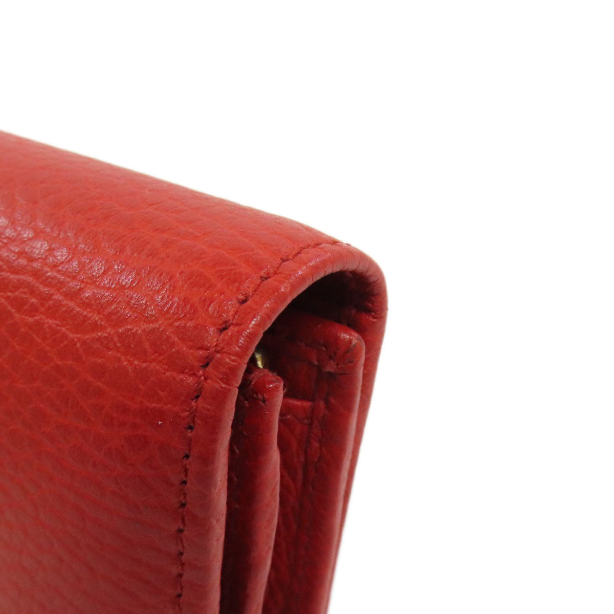 GUCCI Long Wallet Purse 354498 leather Red Swing