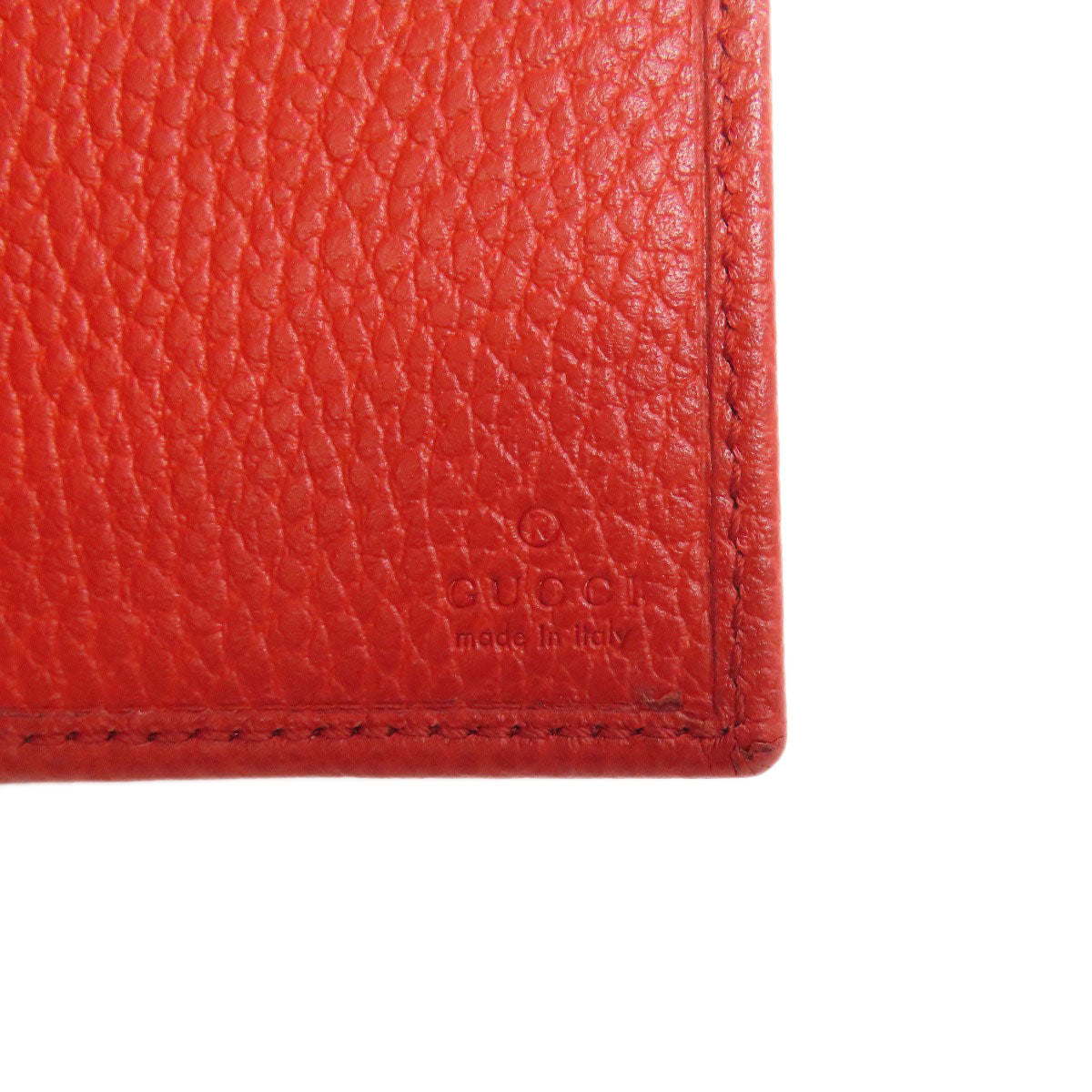 GUCCI Long Wallet Purse 354498 leather Red Swing