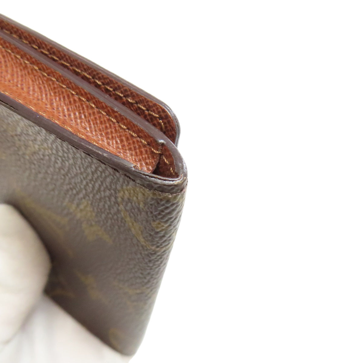 LOUIS VUITTON Card Case M62920 Monogram canvas Brown Anne Vert Cult De Visit