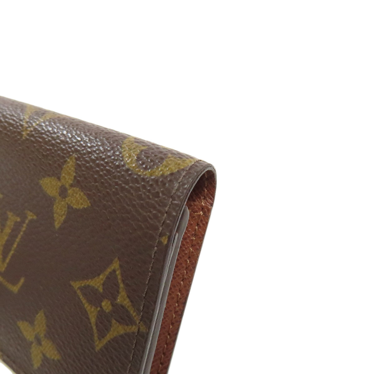 LOUIS VUITTON Card Case M62920 Monogram canvas Brown Anne Vert Cult De Visit