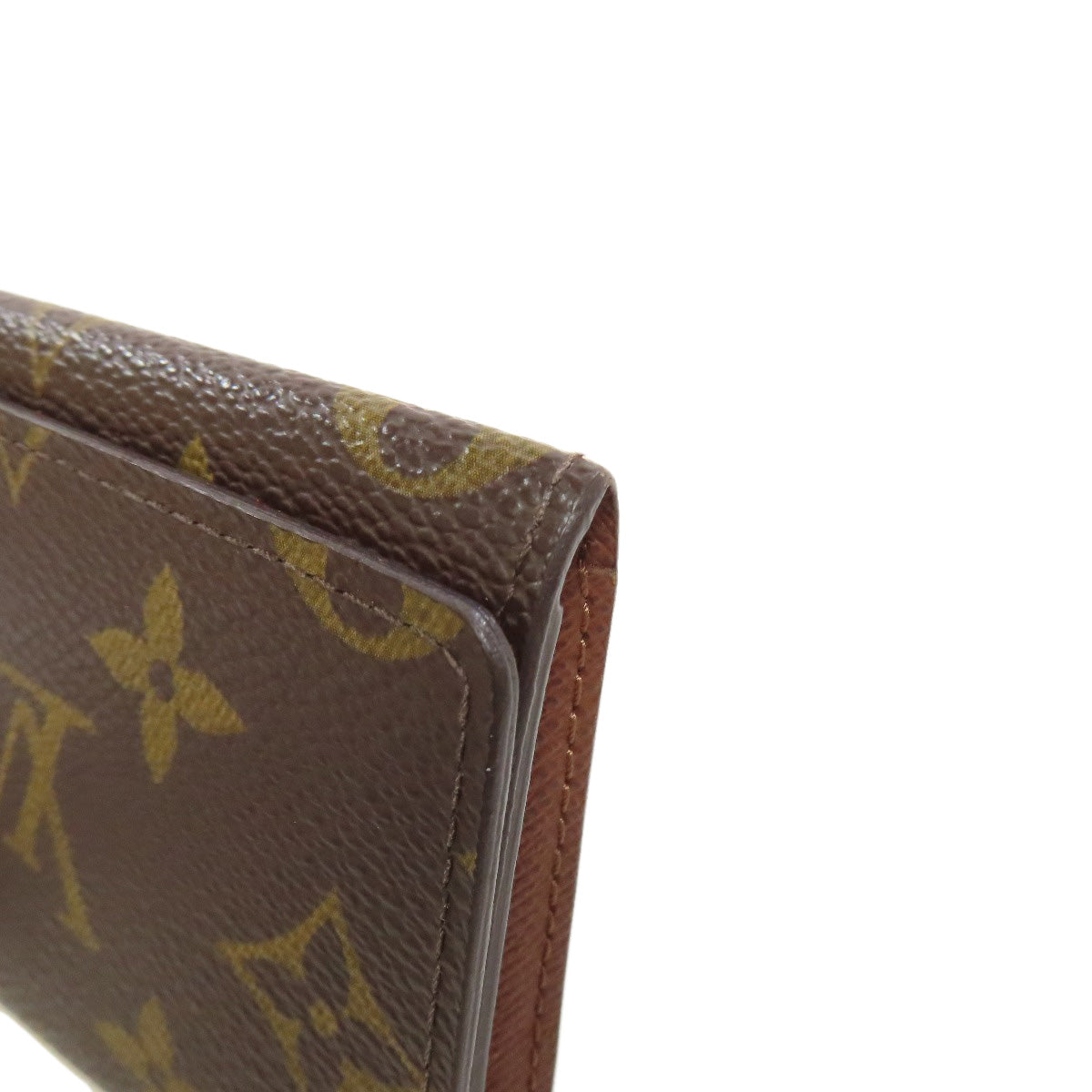 LOUIS VUITTON Card Case M62920 Monogram canvas Brown Anne Vert Cult De Visit