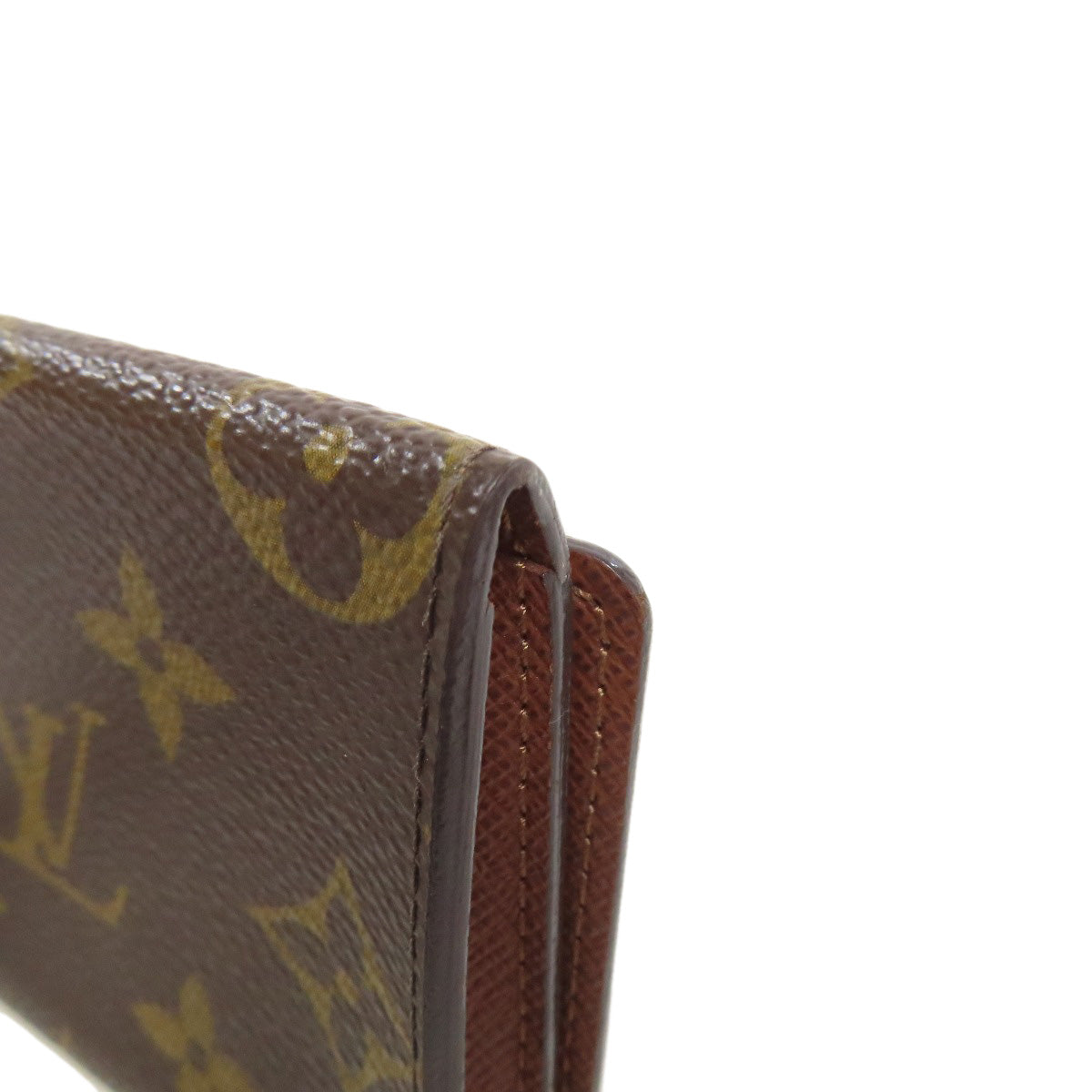LOUIS VUITTON Card Case M62920 Monogram canvas Brown Anne Vert Cult De Visit