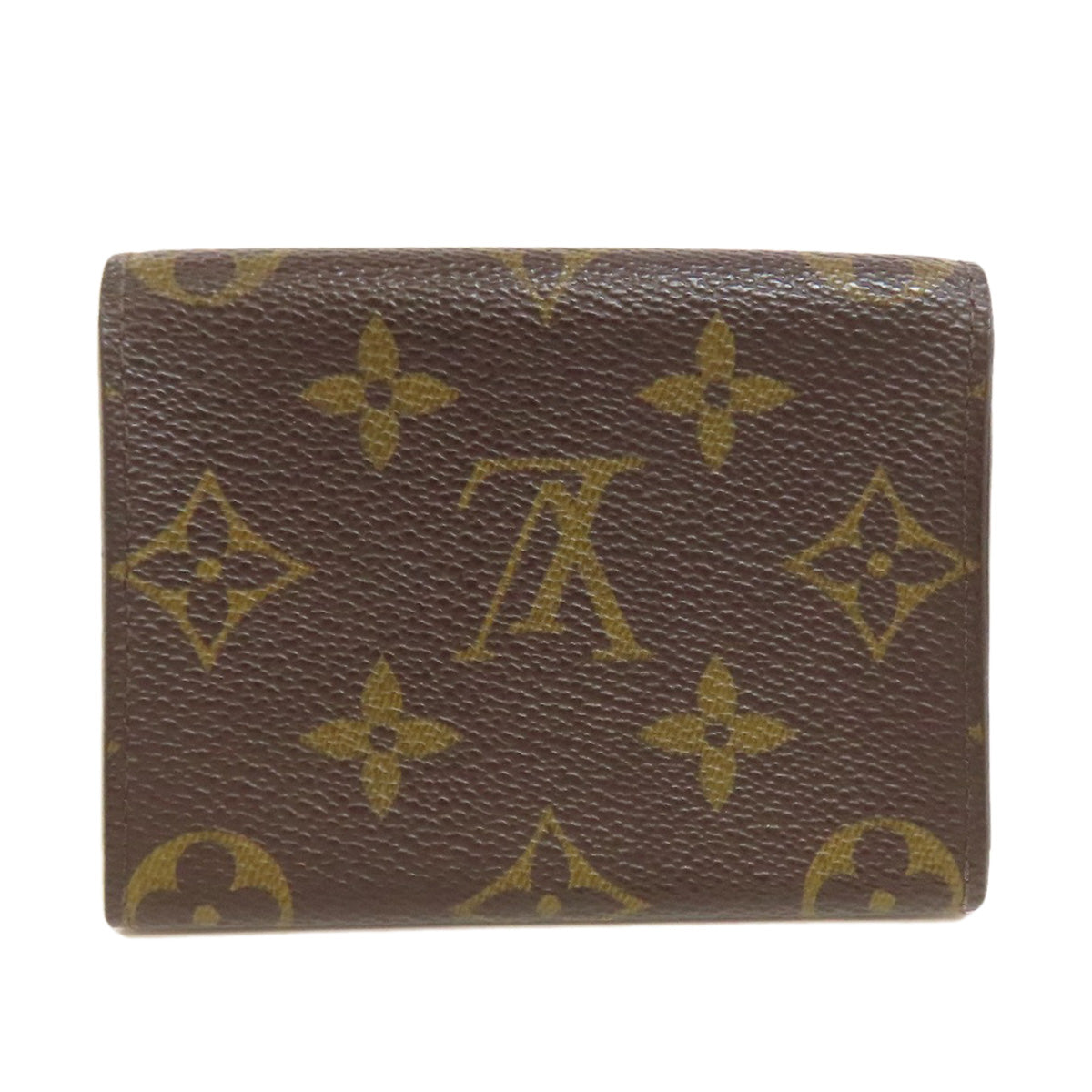 LOUIS VUITTON Card Case M62920 Monogram canvas Brown Anne Vert Cult De Visit
