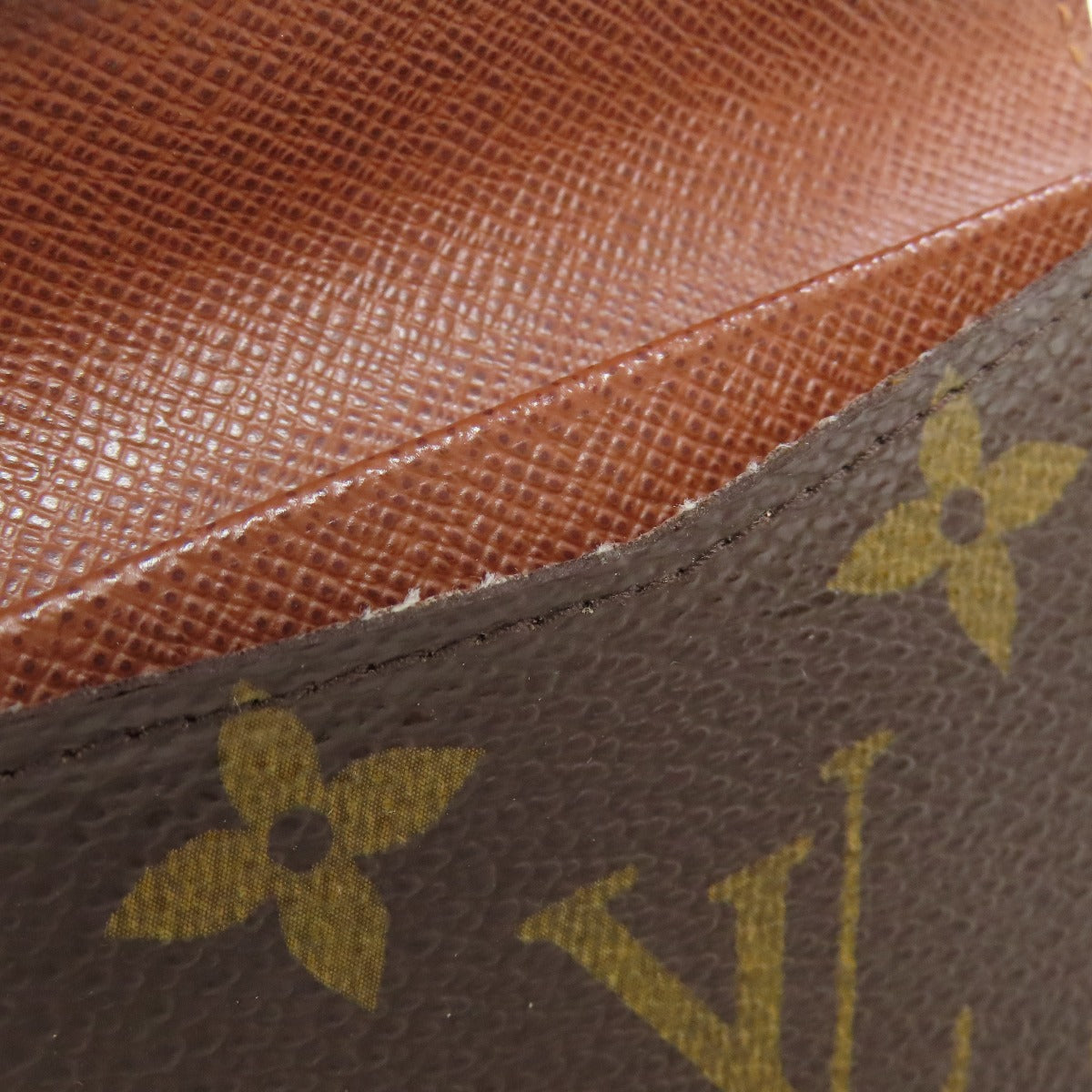 LOUIS VUITTON Card Case M62920 Monogram canvas Brown Anne Vert Cult De Visit