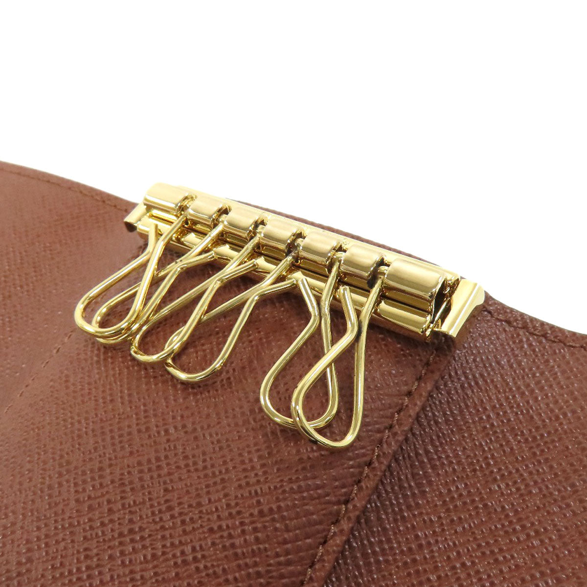 LOUIS VUITTON Key case Key holder M62630 Monogram canvas Brown Multicles6