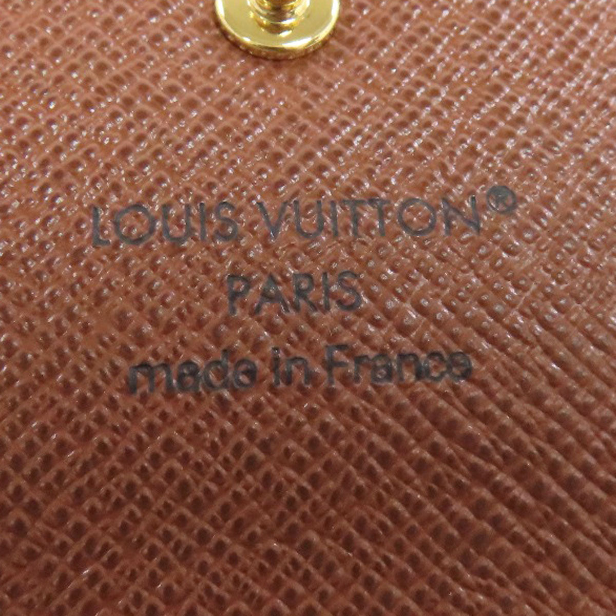 LOUIS VUITTON Key case Key holder M62630 Monogram canvas Brown Multicles6