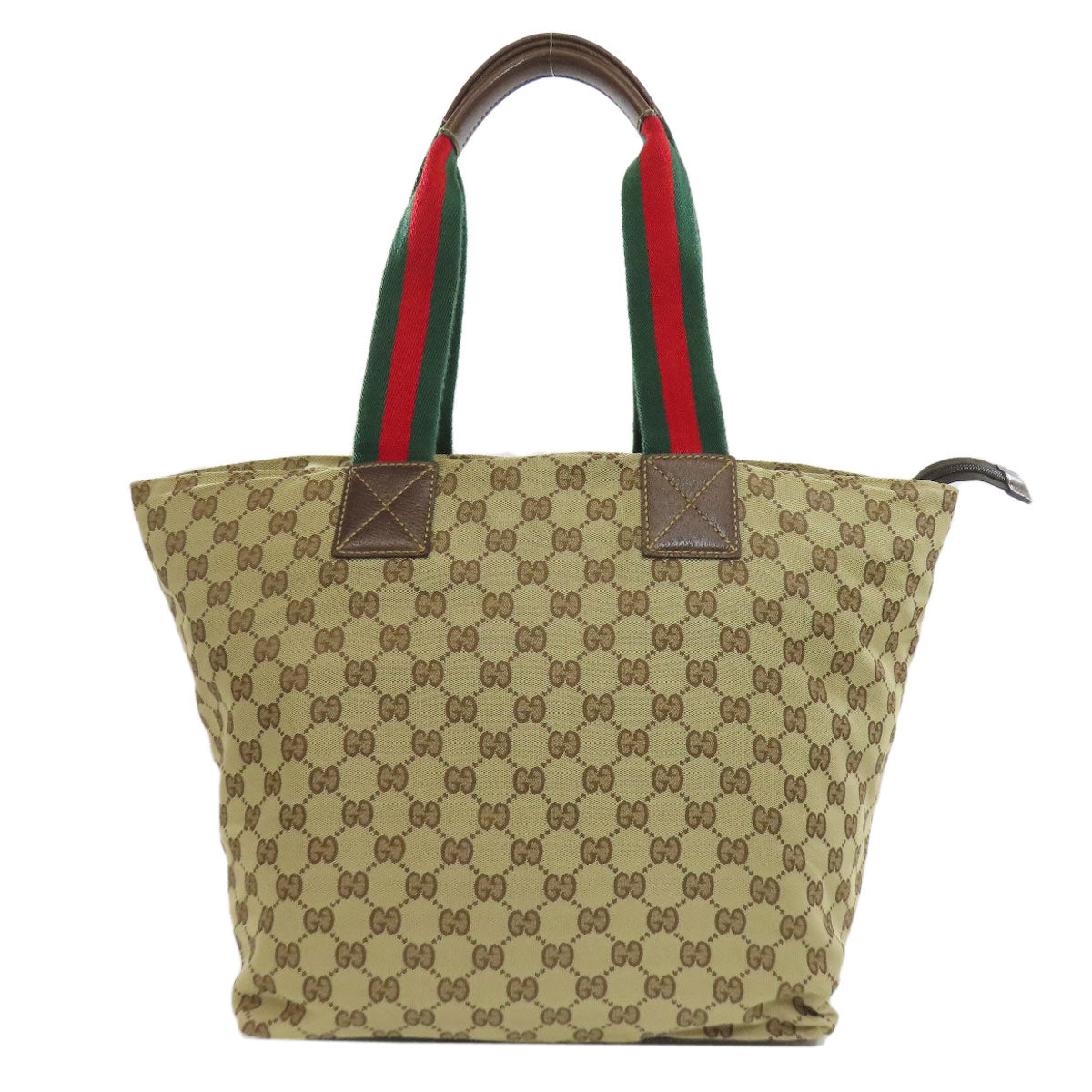 GUCCI Tote Bag 131231 canvas Brown Shelly line GG