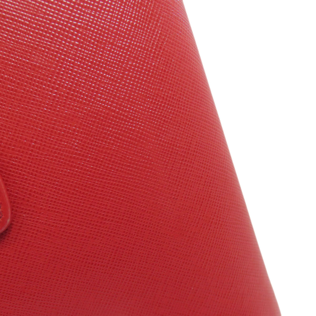 PRADA Long Wallet Purse Safiano Red logoMetal