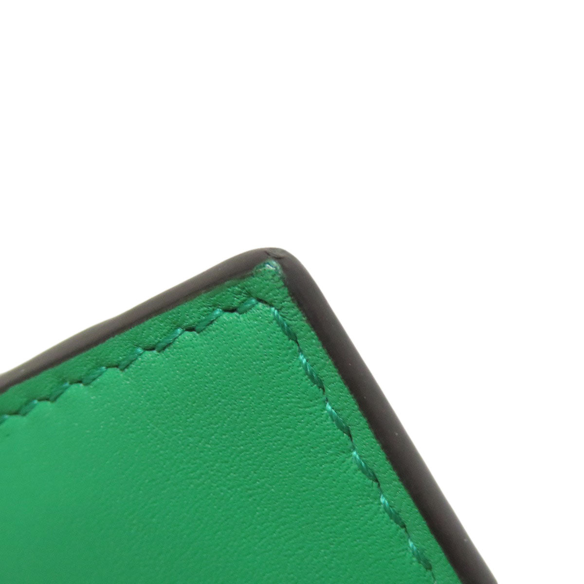 GUCCI Coin case 451184 Calfskin green Coin/Card Case Embossed Logo