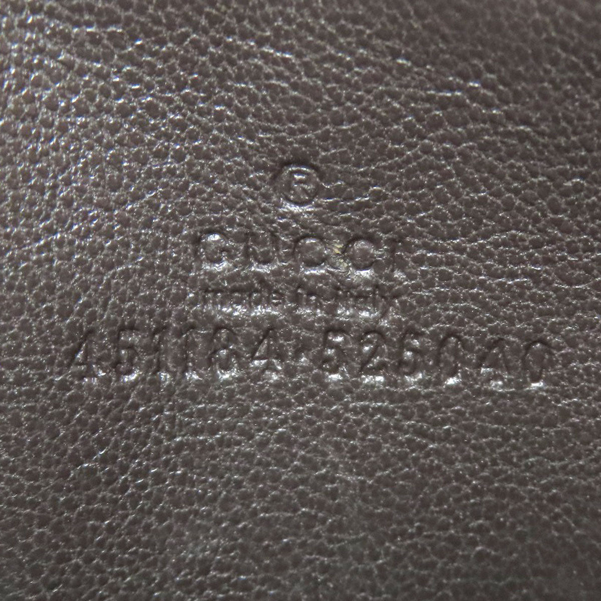 GUCCI Coin case 451184 Calfskin green Coin/Card Case Embossed Logo