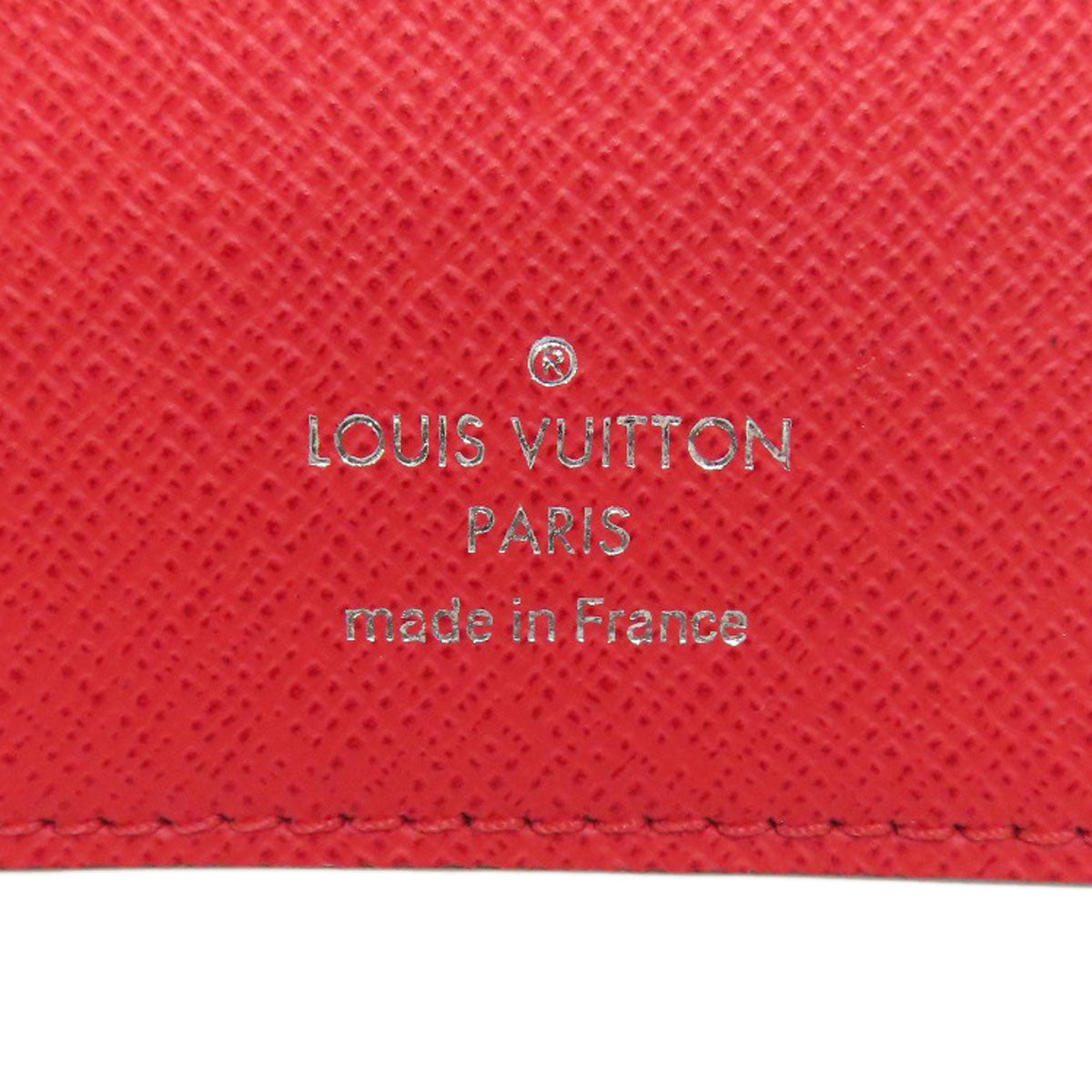LOUIS VUITTON Long Wallet Purse M63434 Taiga Leather Navy Portefeuille Blaza