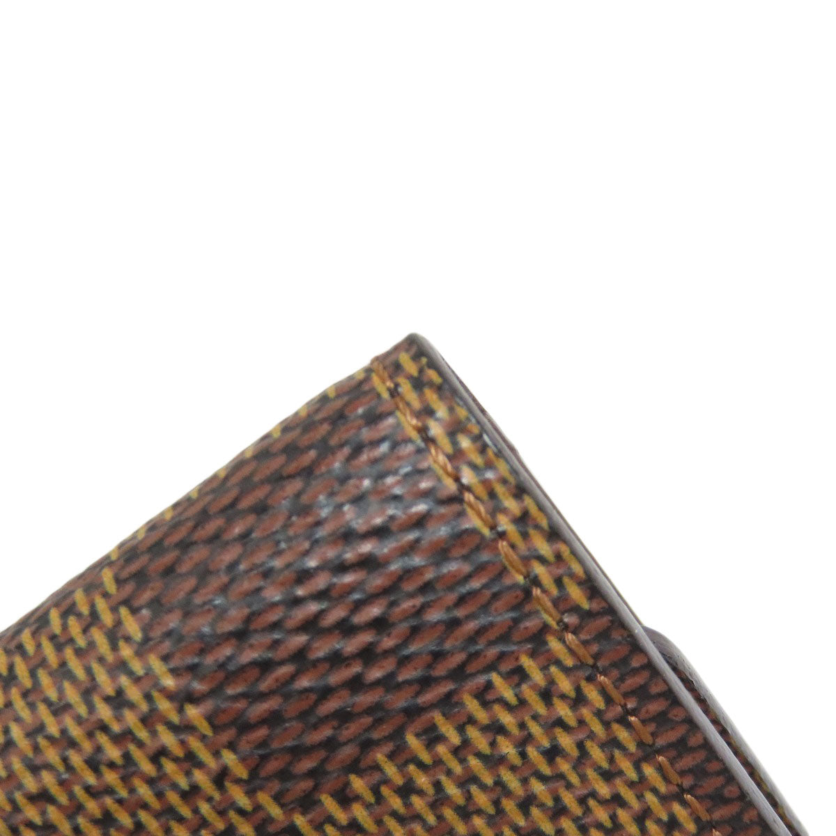 LOUIS VUITTON Key case Key holder N62630 Damier canvas Brown Multicles6
