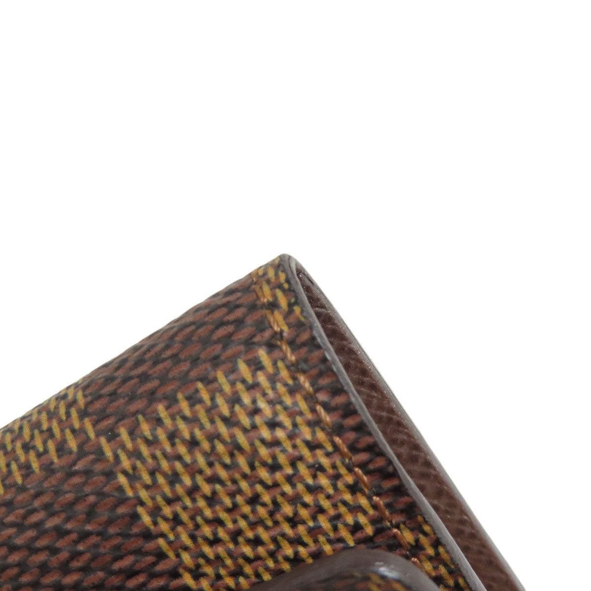 LOUIS VUITTON Key case Key holder N62630 Damier canvas Brown Multicles6