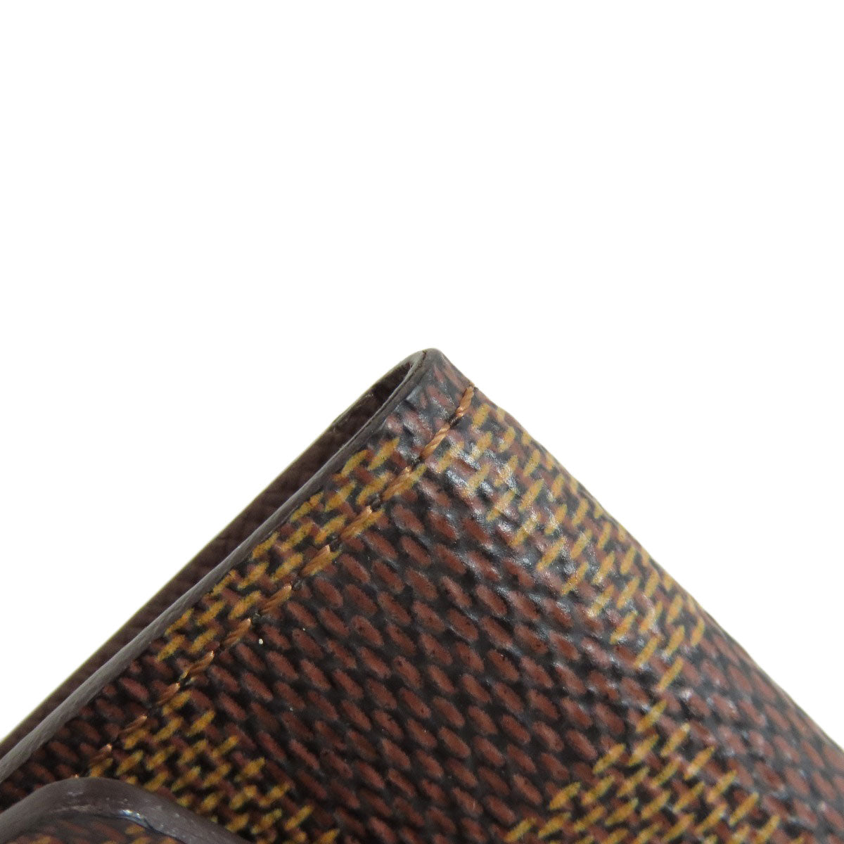 LOUIS VUITTON Key case Key holder N62630 Damier canvas Brown Multicles6