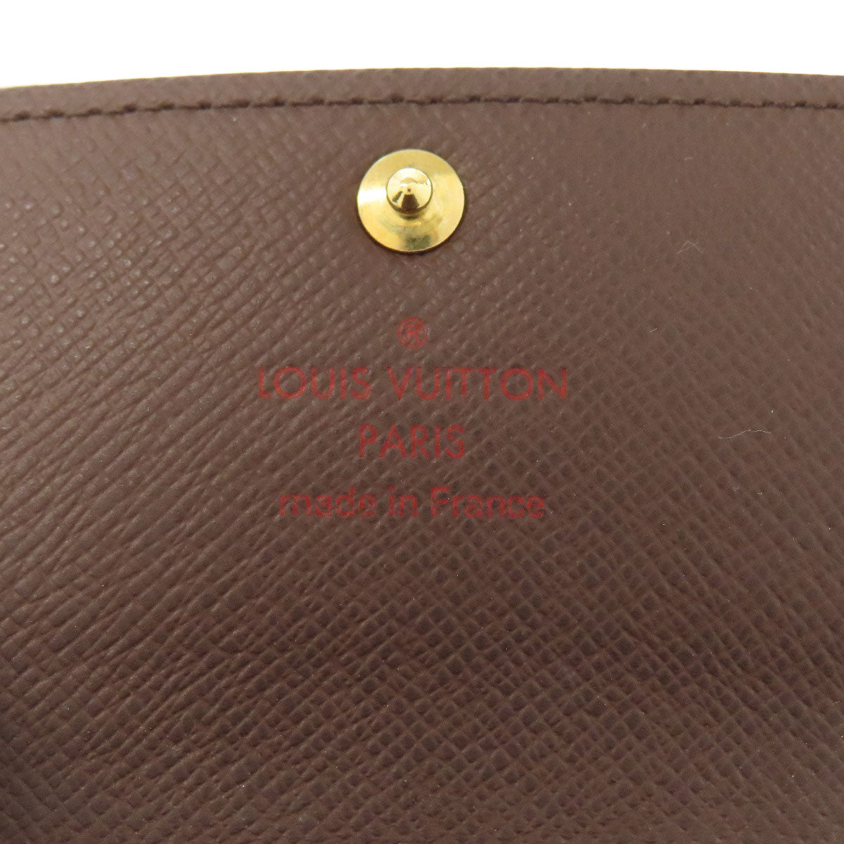 LOUIS VUITTON Key case Key holder N62630 Damier canvas Brown Multicles6