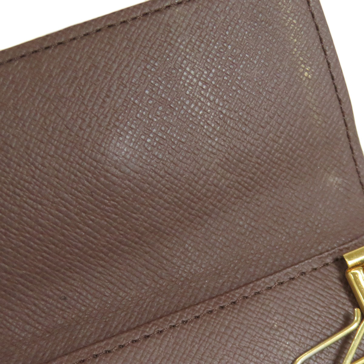 LOUIS VUITTON Key case Key holder N62630 Damier canvas Brown Multicles6