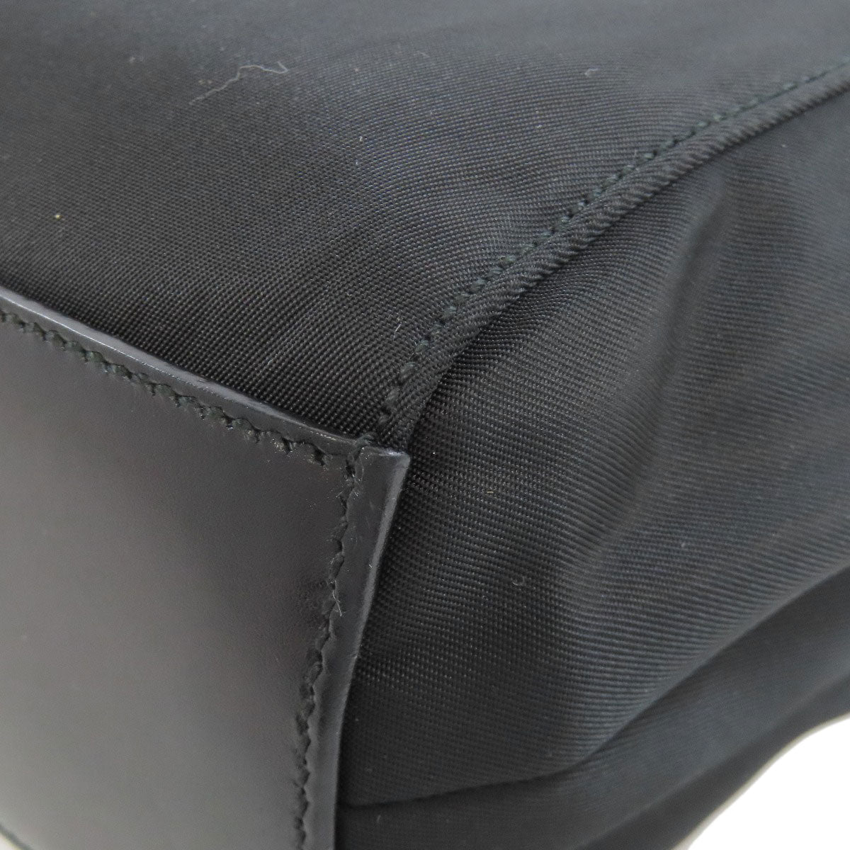 PRADA Handbag B11091 Nylon black logoMetal