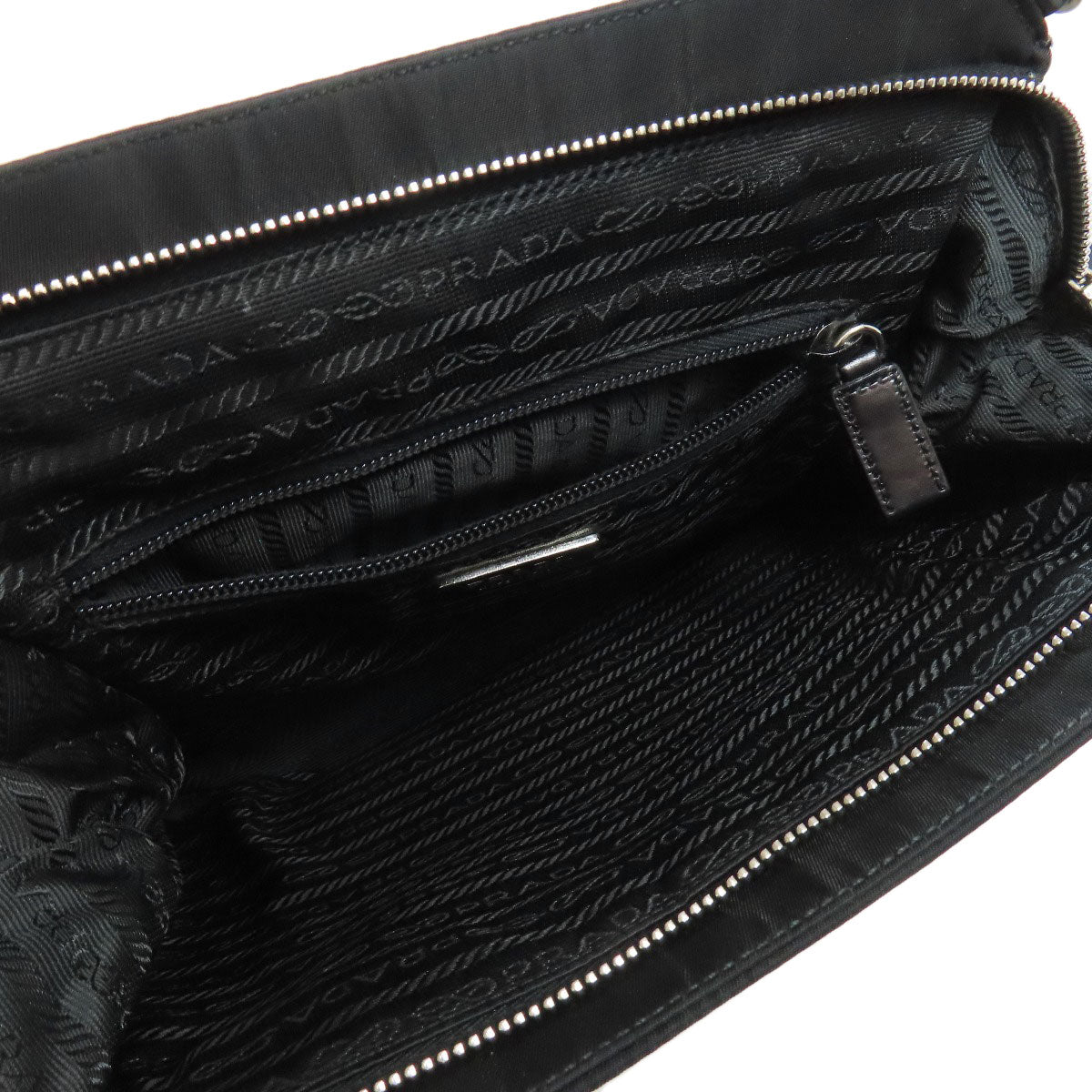 PRADA Handbag B11091 Nylon black logoMetal