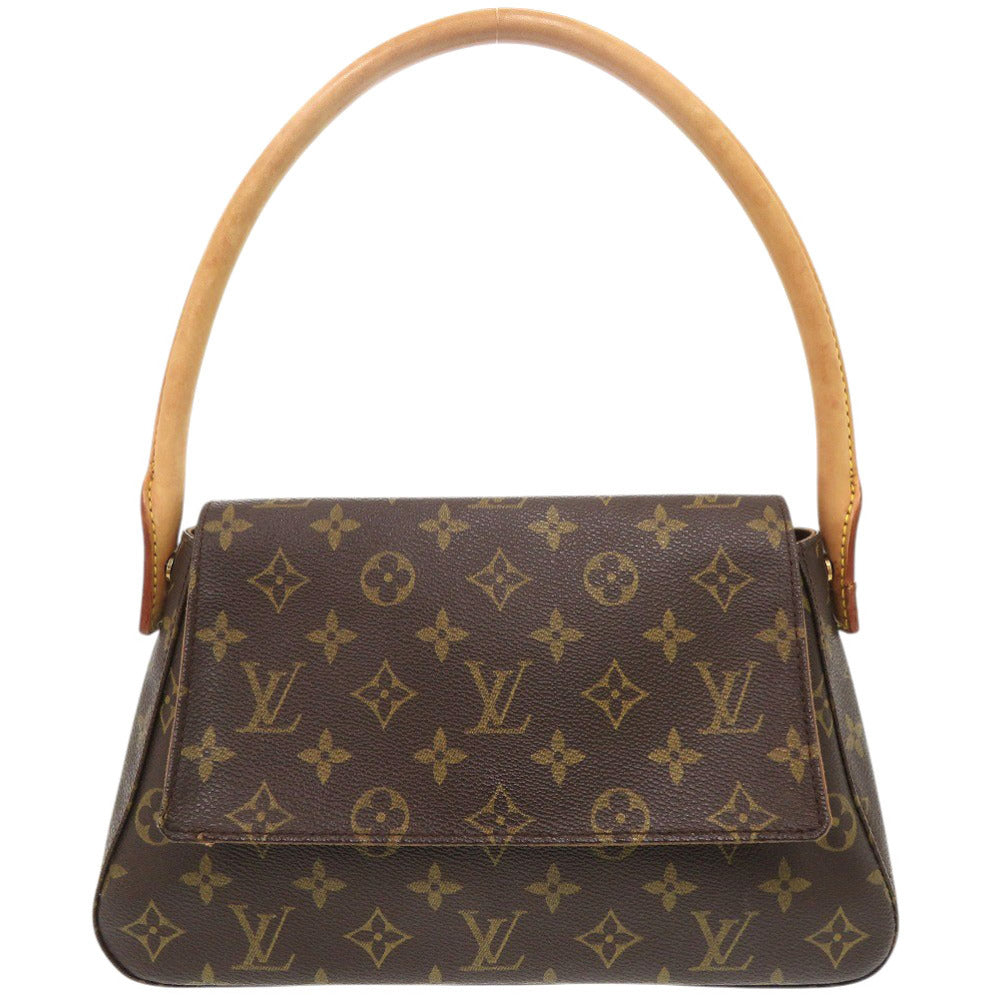 LOUIS VUITTON Handbag M51147 Monogram canvas Brown Monogram Mini Looping