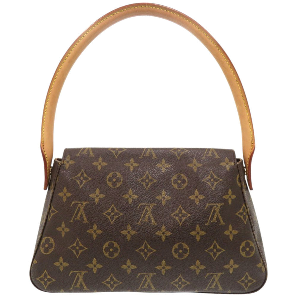 LOUIS VUITTON Handbag M51147 Monogram canvas Brown Monogram Mini Looping