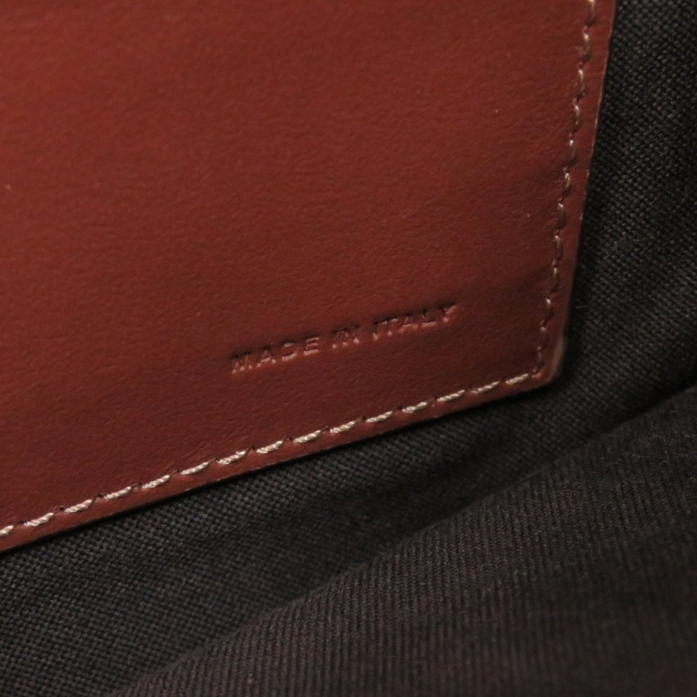 FENDI Clutch bag 7N0111 canvas Orange logo
