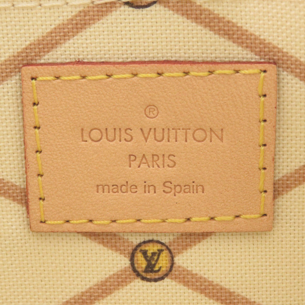 LOUIS VUITTON Pouch N41065 Damier Azur Canvas Multi Damier Azur Neverfull Pouch for MM/GM