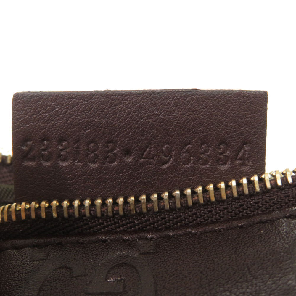 GUCCI Coin case 233183 leather Brown Guccisima