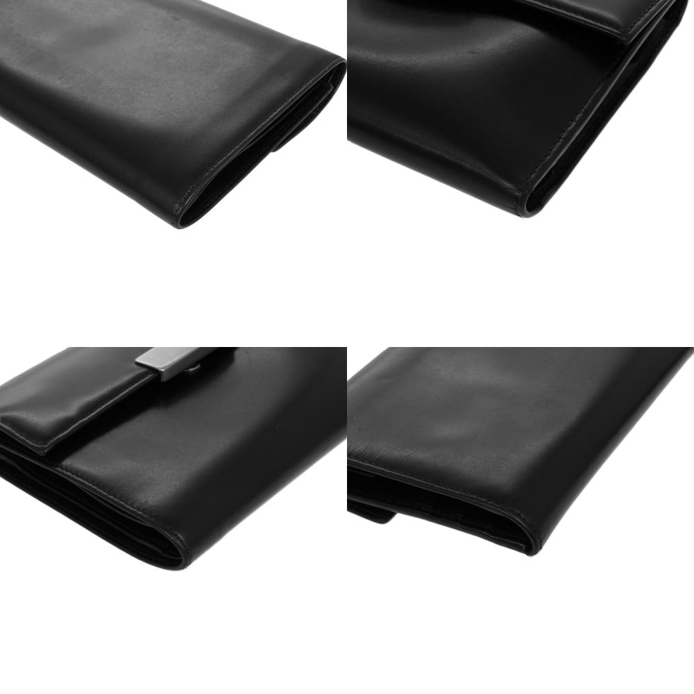 PRADA Tri-fold wallet leather black