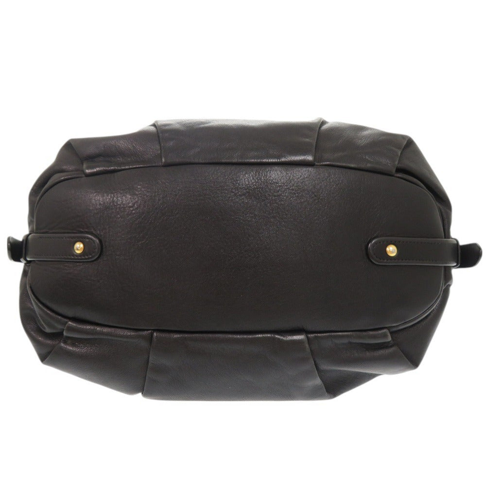PRADA Handbag leather black