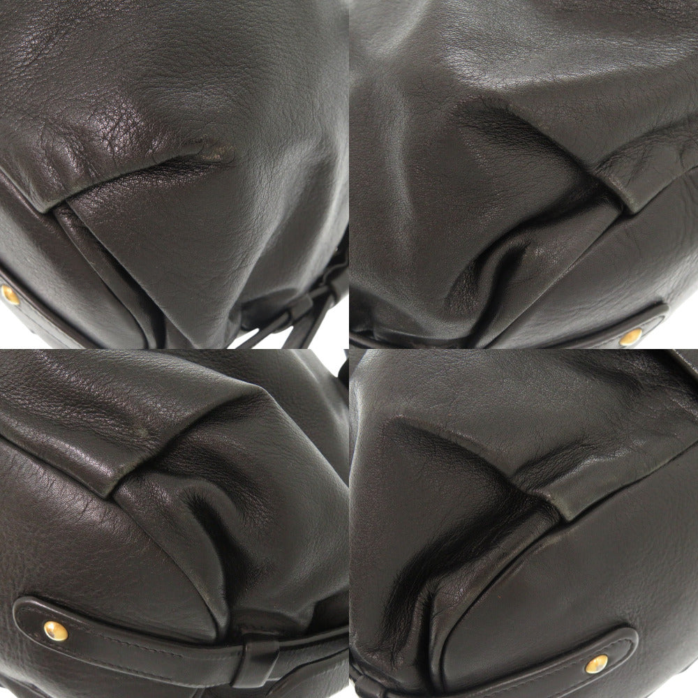 PRADA Handbag leather black