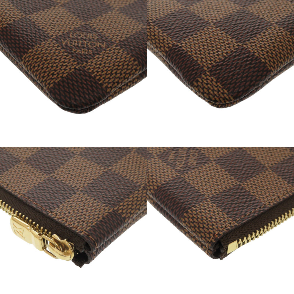 LOUIS VUITTON Coin case N62658 Damier canvas Brown Damier Pochette Cre