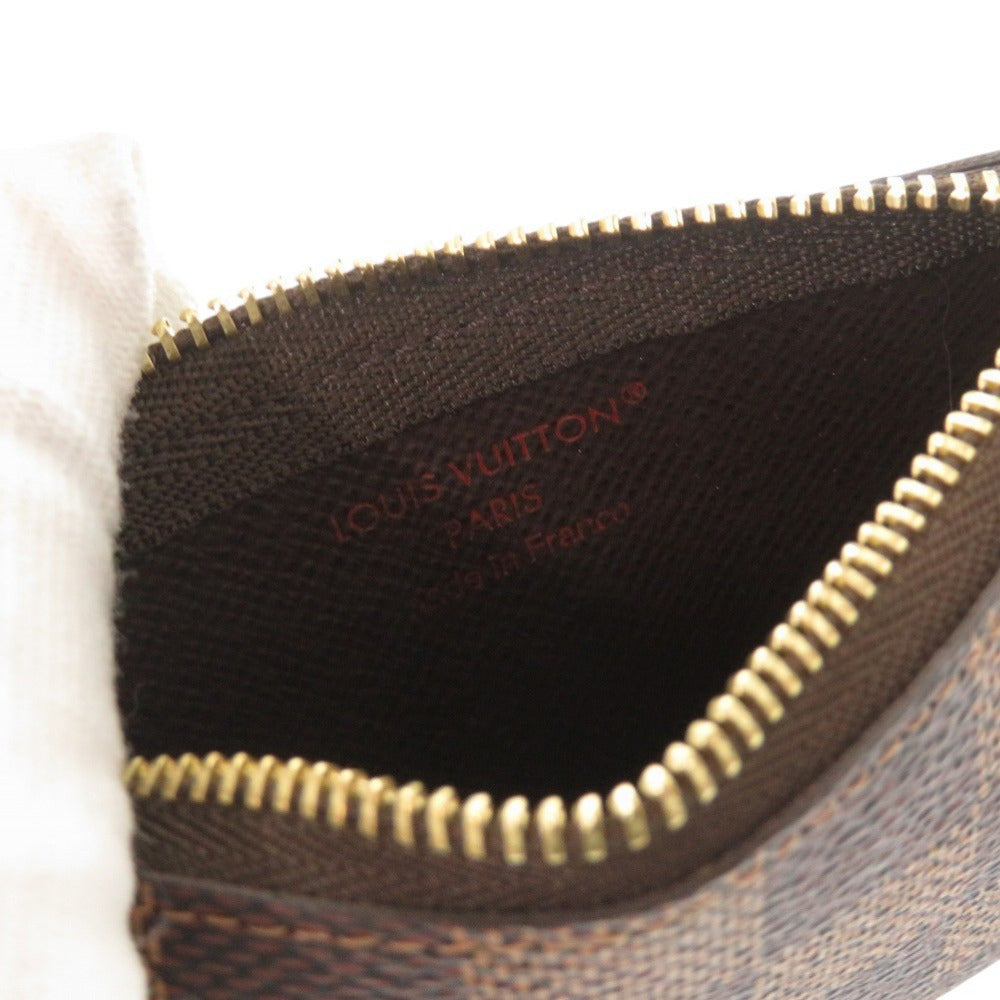 LOUIS VUITTON Coin case N62658 Damier canvas Brown Damier Pochette Cre