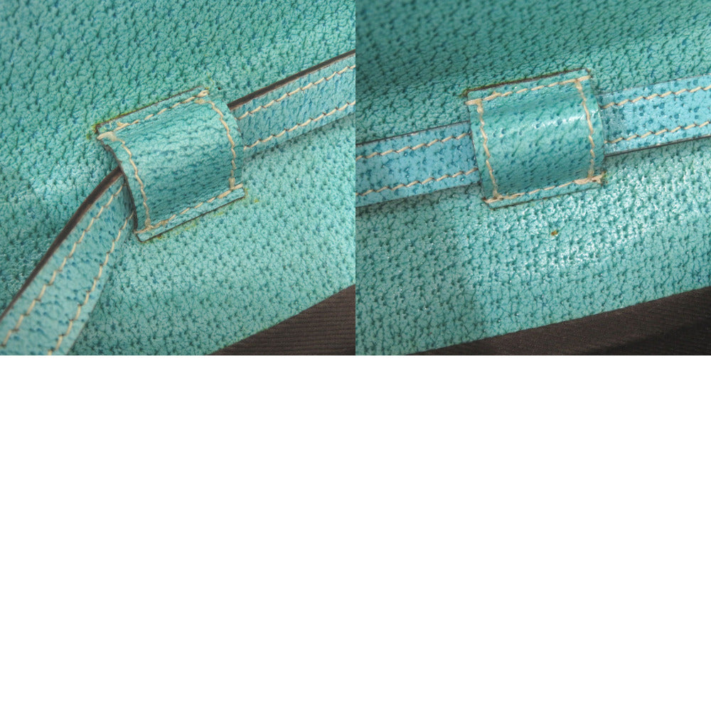 GUCCI Shoulder Bag 117594 GG canvas Blue type Bamboo