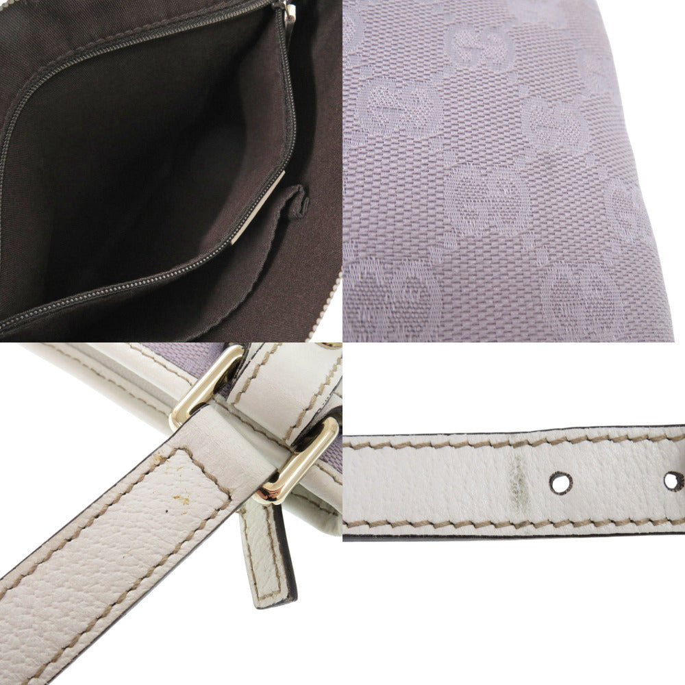 GUCCI Shoulder Bag 257246 GG canvas purple
