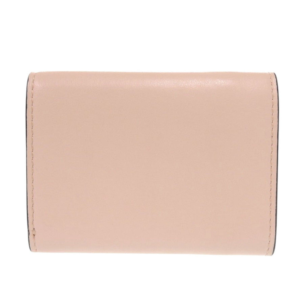 FENDI Tri-fold wallet 8M0395 leather pink Fendi Roma Micro