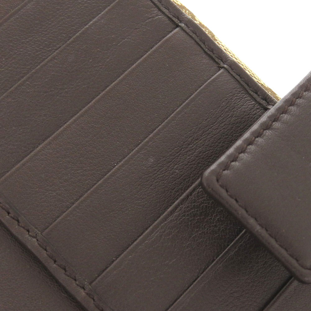 GUCCI Long Wallet Purse 257012 GG canvas beige