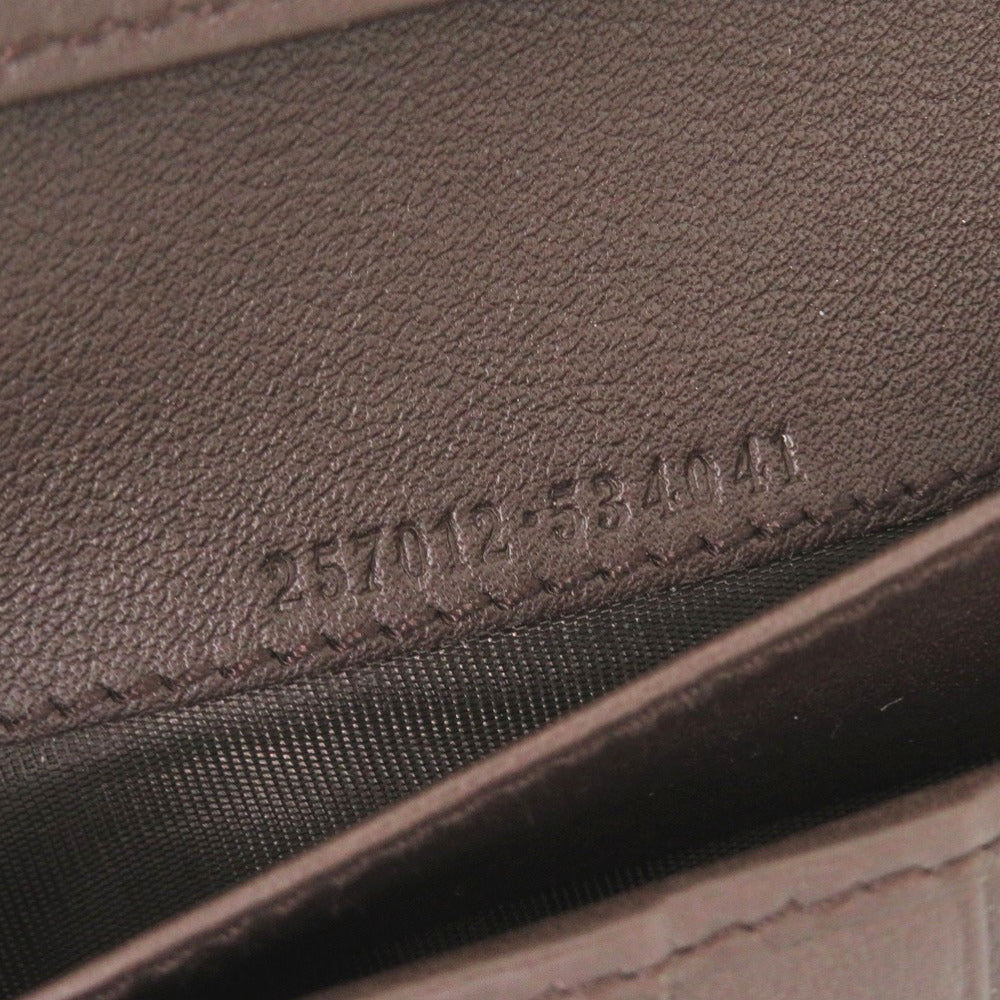 GUCCI Long Wallet Purse 257012 GG canvas beige