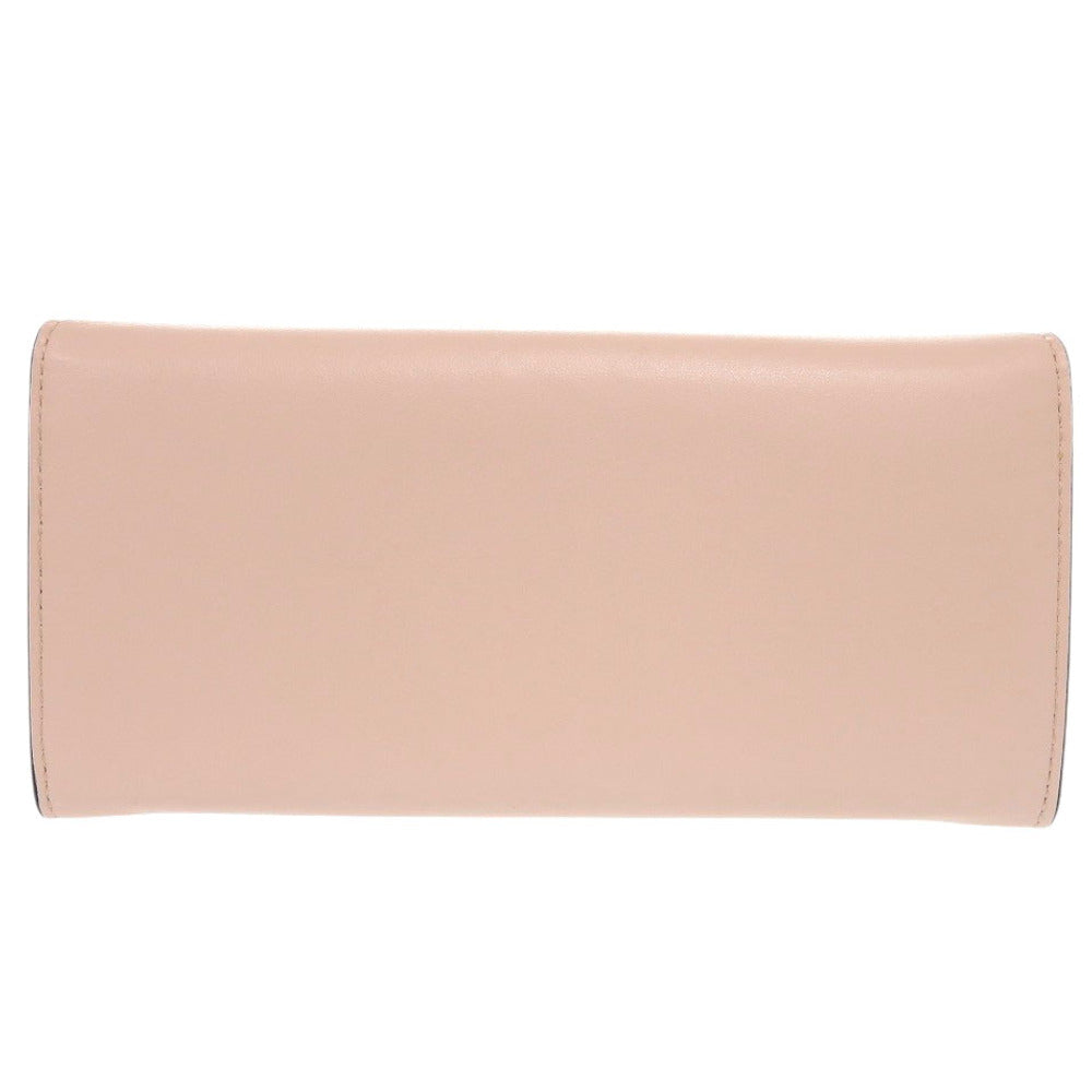 FENDI Long Wallet Purse 8M0251 leather pink Fendi Roma Continental Wallet