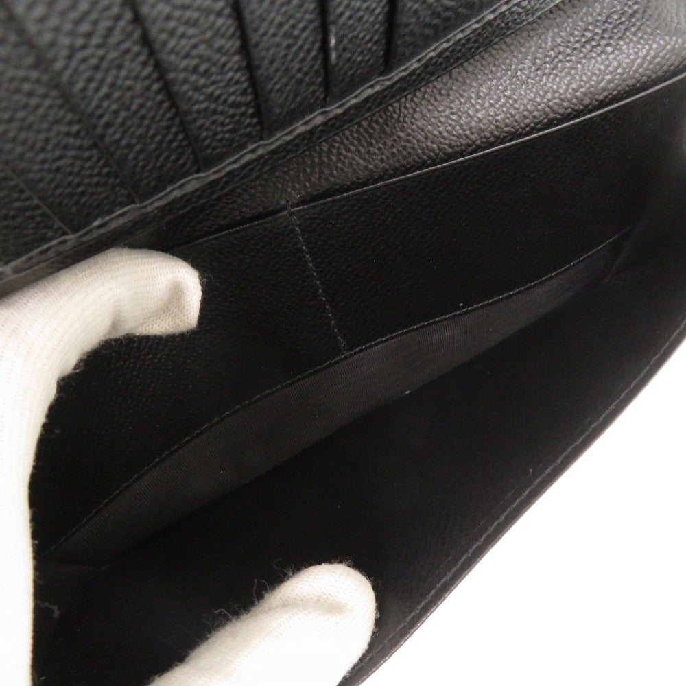 PRADA Long Wallet Purse leather gray