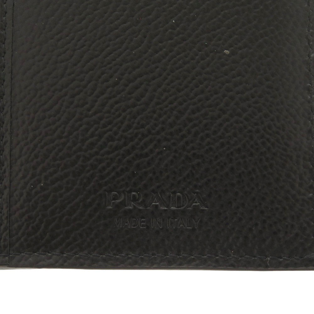 PRADA Long Wallet Purse leather gray