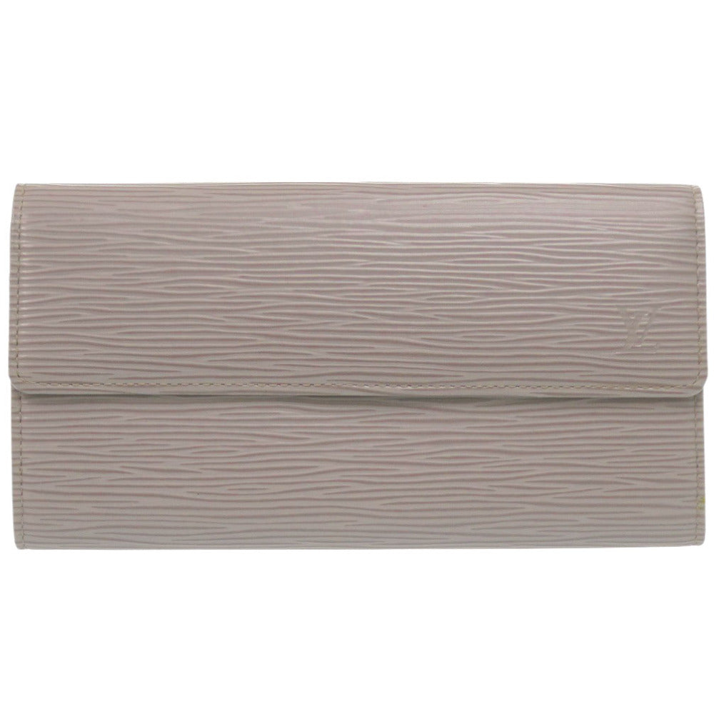 LOUIS VUITTON Long Wallet Purse M63592 Epi Leather Gray type Epi Pochette Porto Monnet Credit