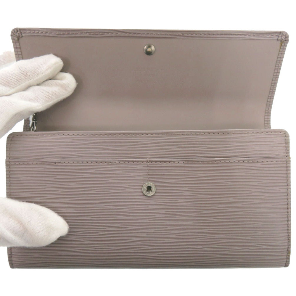 LOUIS VUITTON Long Wallet Purse M63592 Epi Leather Gray type Epi Pochette Porto Monnet Credit