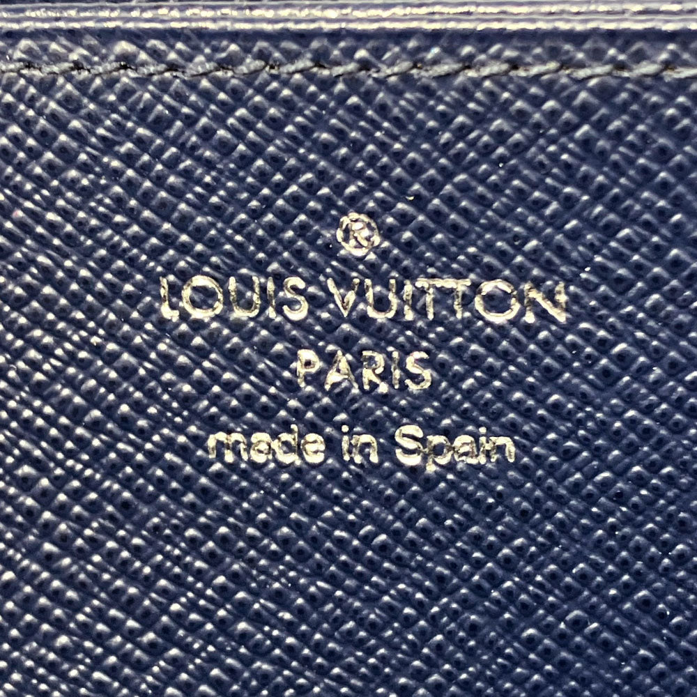 LOUIS VUITTON Long Wallet Purse M62983 Epi Leather black Zippy wallet