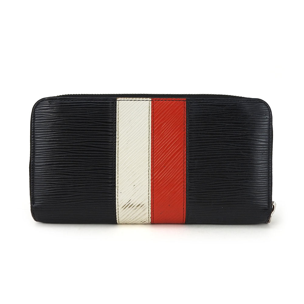 LOUIS VUITTON Long Wallet Purse M62983 Epi Leather black Zippy wallet