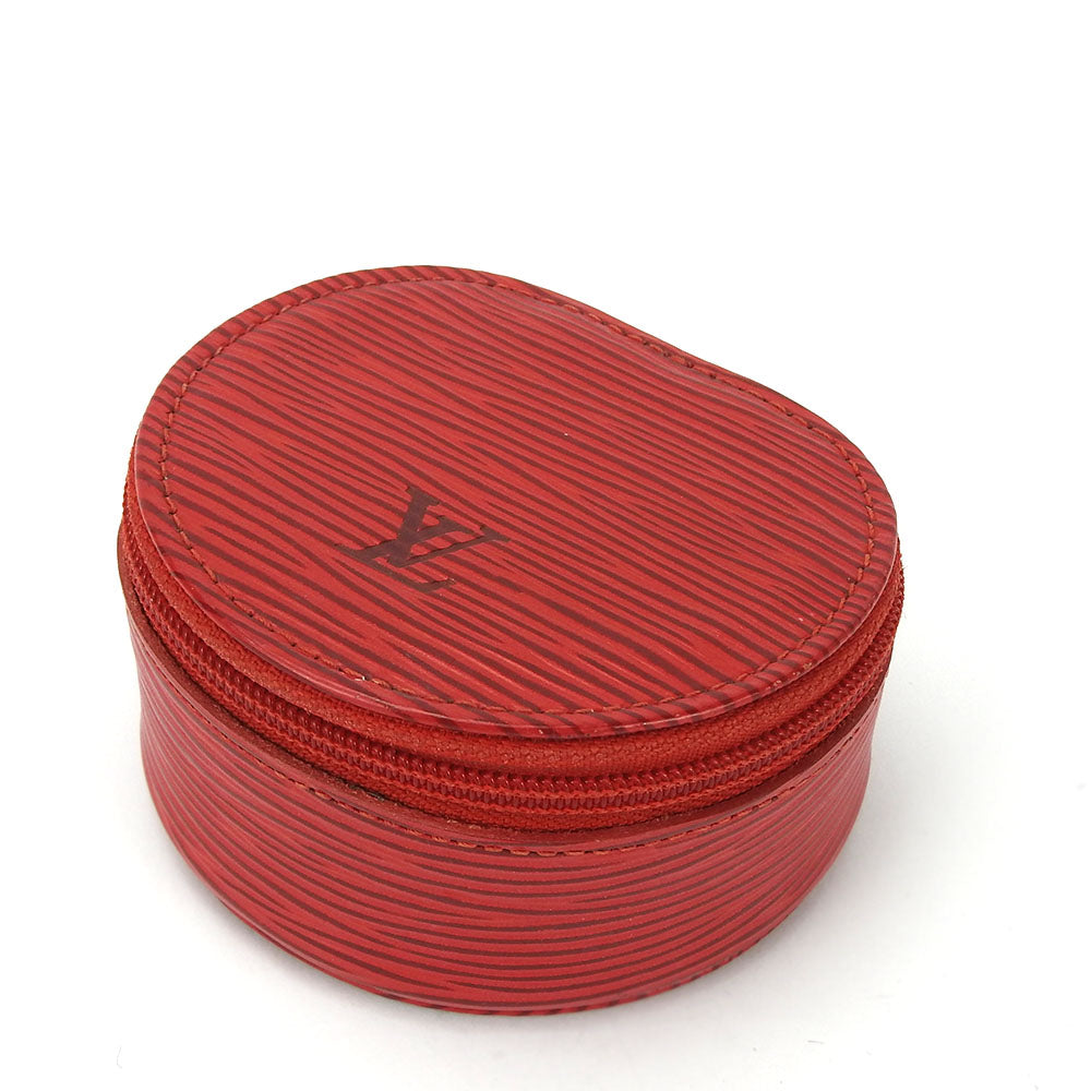 LOUIS VUITTON Accessory pouch M48227 Epi Leather Castilian red Ecran Bijoux