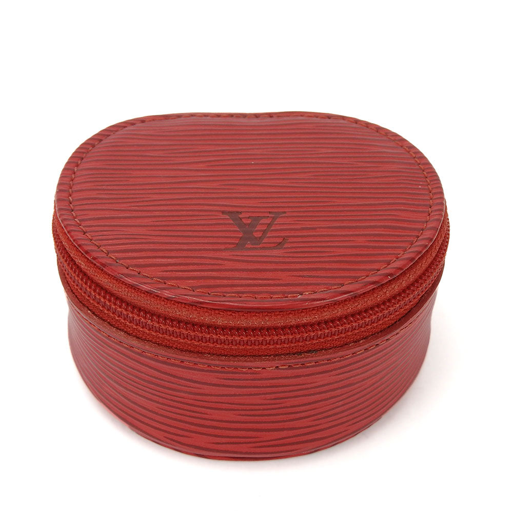 LOUIS VUITTON Accessory pouch M48227 Epi Leather Castilian red Ecran Bijoux