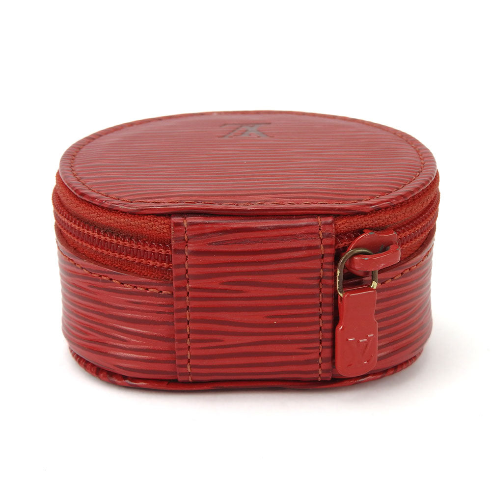 LOUIS VUITTON Accessory pouch M48227 Epi Leather Castilian red Ecran Bijoux