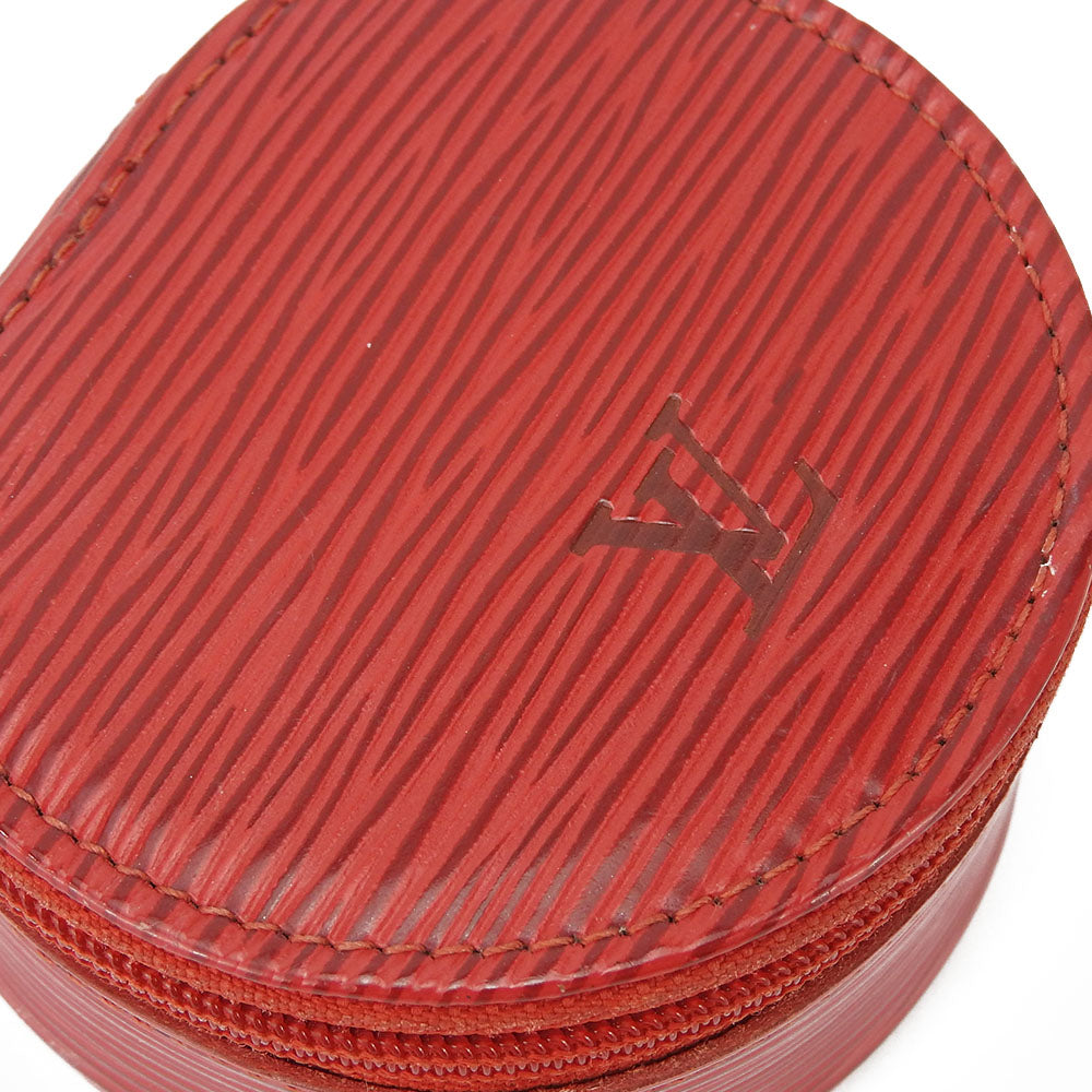 LOUIS VUITTON Accessory pouch M48227 Epi Leather Castilian red Ecran Bijoux